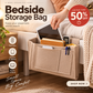 🛏️50% OFF NOW! Bedside Hanging Storage Bag‑Multi‑Pocket Bed Caddy Organizer, Felt Hanging Pouch for Dorm Bunk Bed Hold Tablet Book Phone Stationery